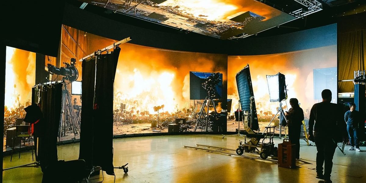 Sound stage at Garden Studios