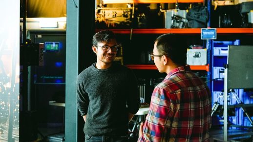 Film crew members on set of the Film and TV Charity's brand film, Break the Cycle