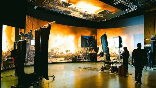 Sound stage at Garden Studios