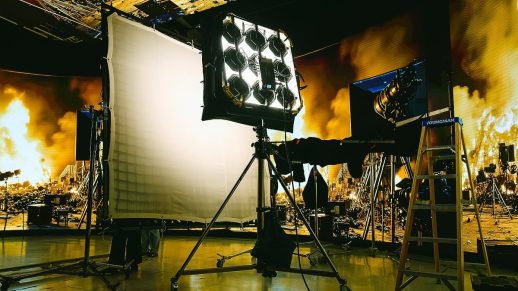 Sound stage at Garden Studios